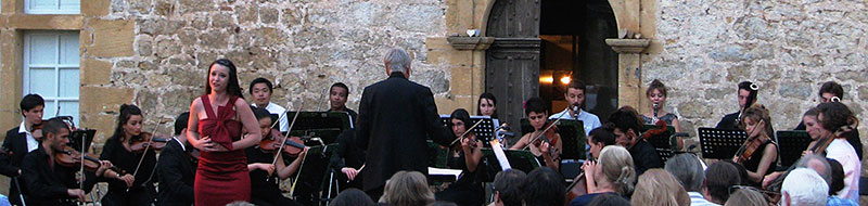 L'orchestre et Camille le Bail